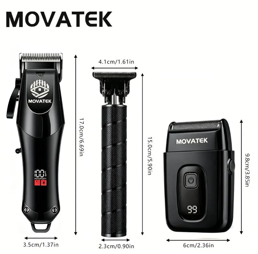 Professional Blonde Hair Clipper & Trimmer Kit