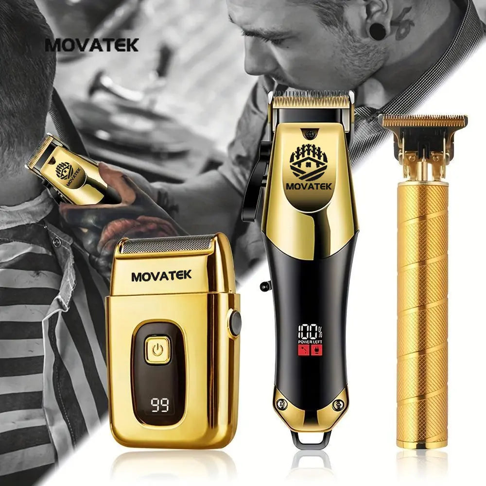Professional Blonde Hair Clipper & Trimmer Kit