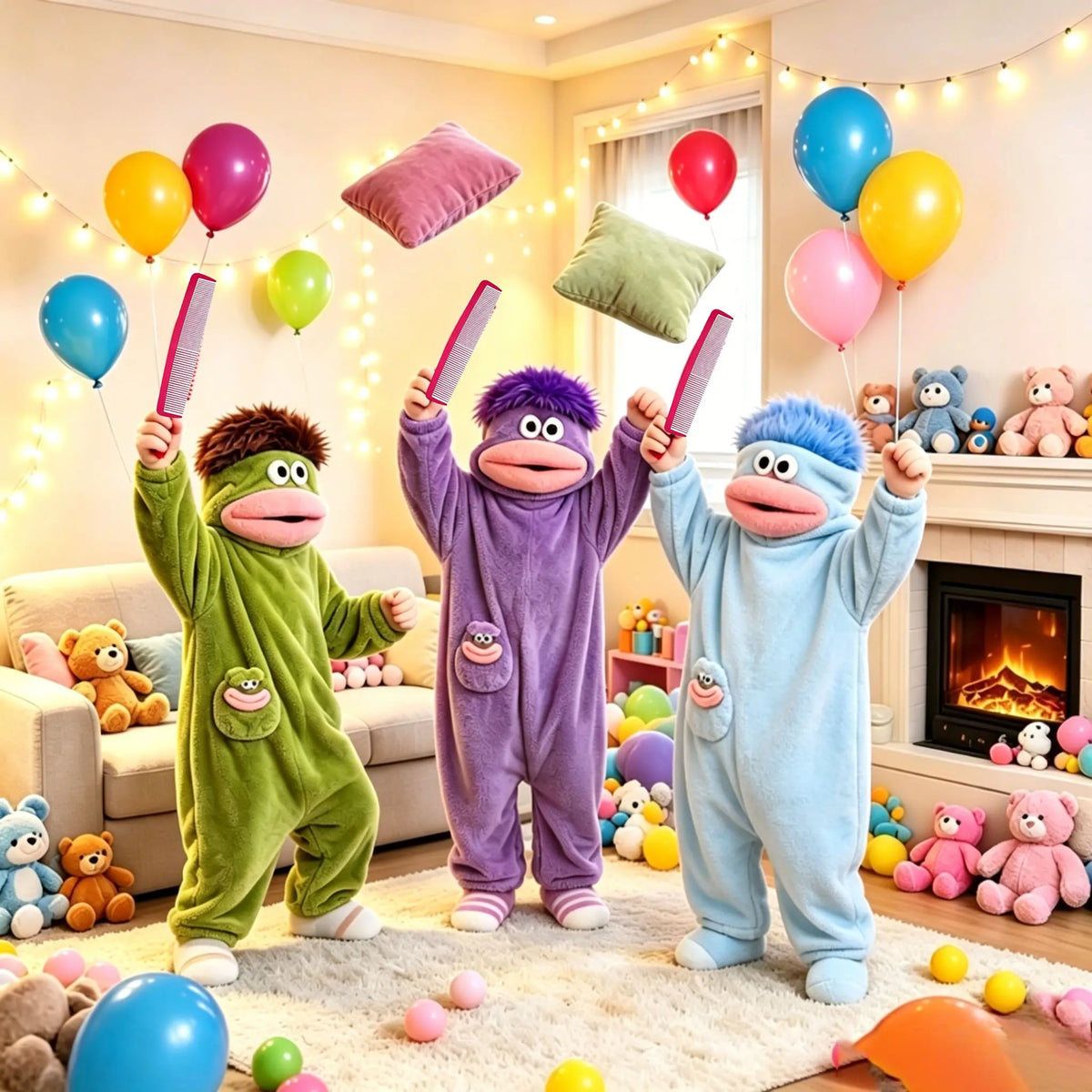 Msrlassn Cute Pajamas Wearable Blanket Hoodie