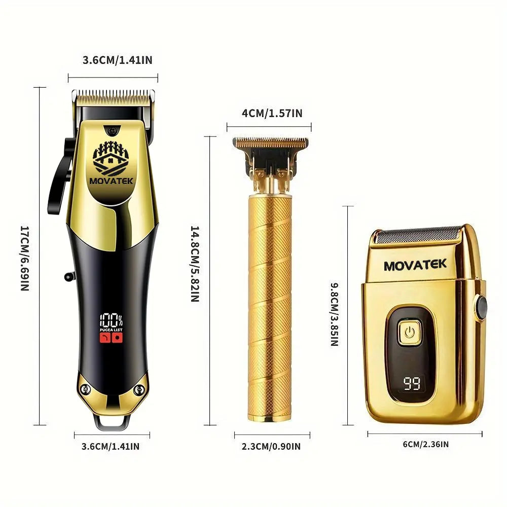 Professional Blonde Hair Clipper & Trimmer Kit